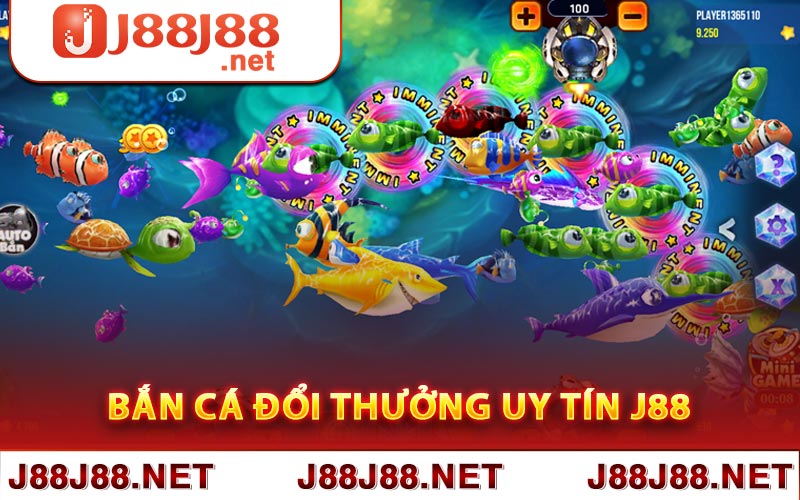 Bắn cá đổi thưởng uy tín J88