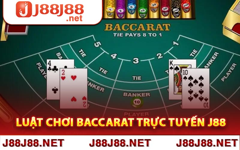 Luật chơi Baccarat trực tuyến J88